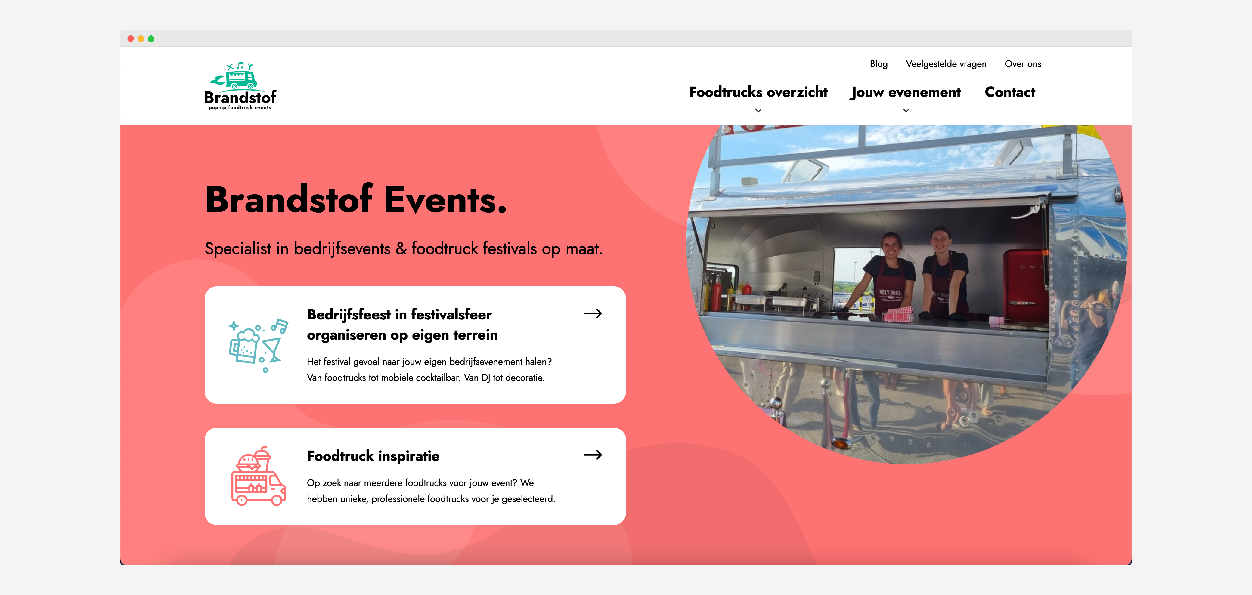 Brandstof Events Homepage